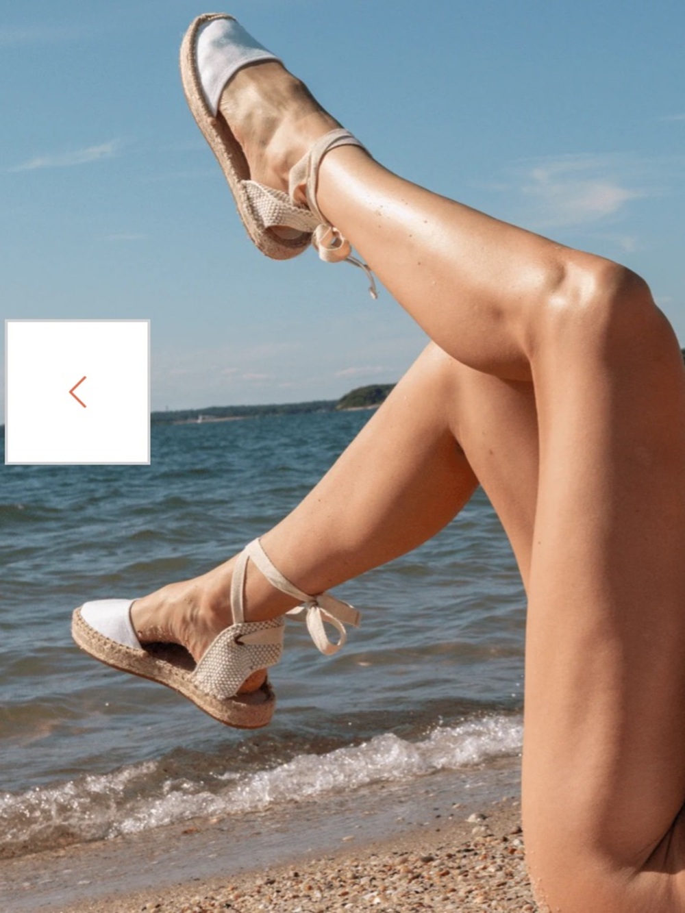 Soludos Cream Lace-Up Espadrille Flats
